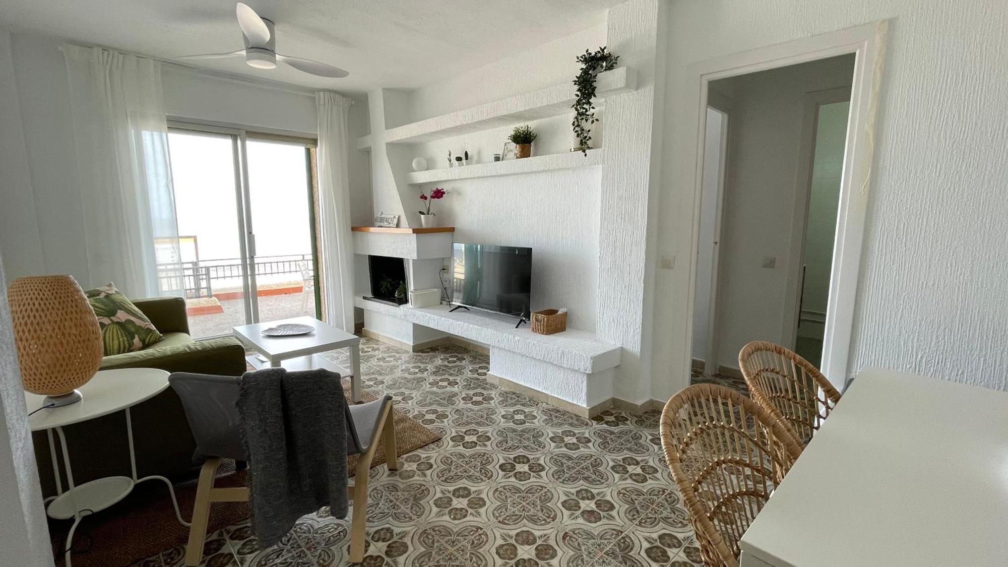 Charming Beachfront Apartment Murcia Dış mekan fotoğraf