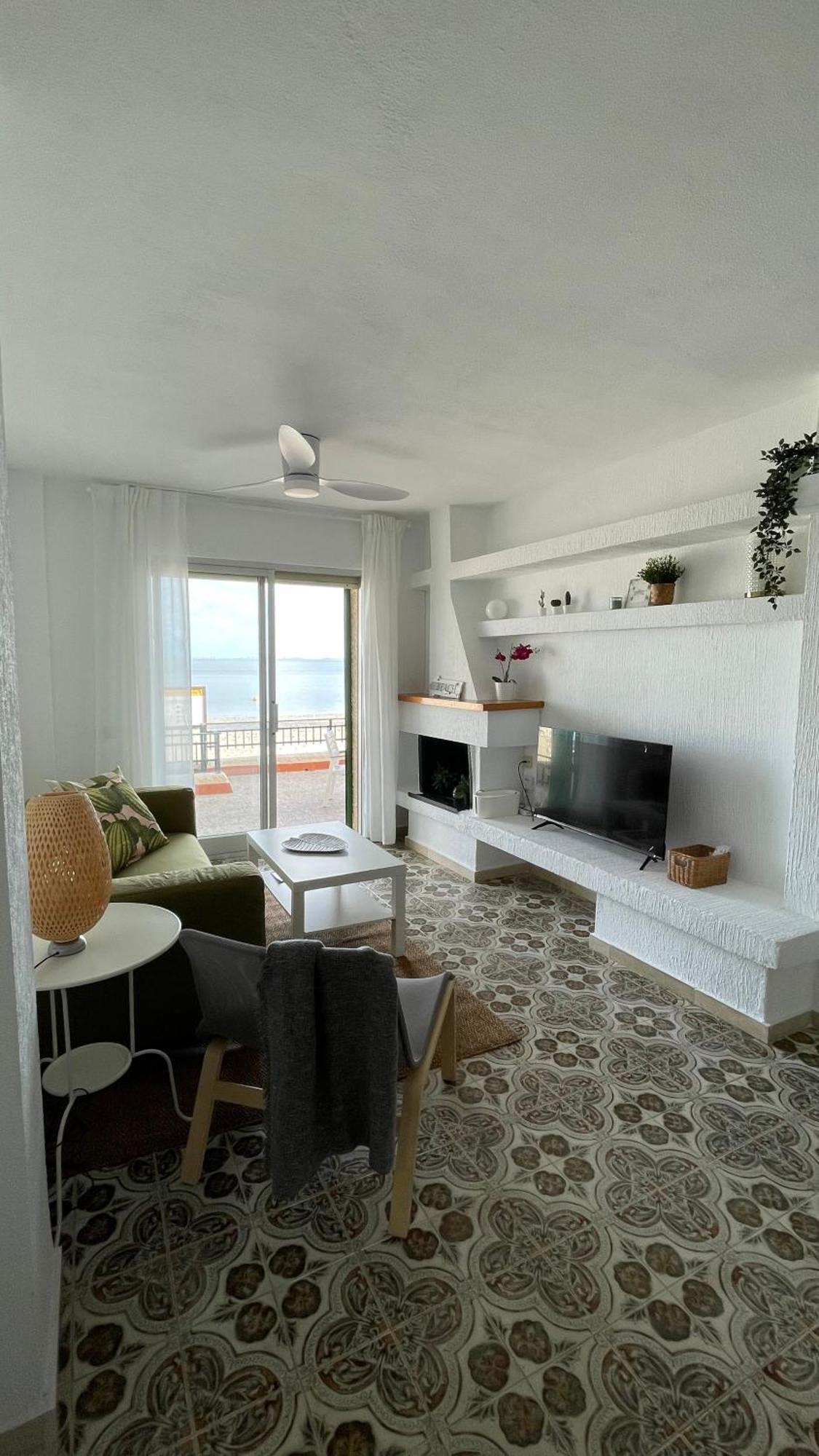 Charming Beachfront Apartment Murcia Dış mekan fotoğraf